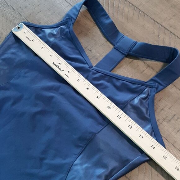 Capezio One Piece Blue Swimsuit NWOT - Picture 5 of 5